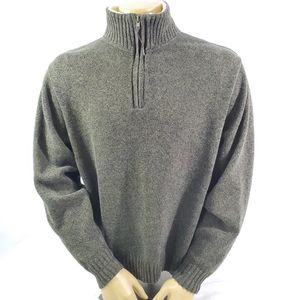 Men’s Mock Neck 1/4 Zip Knit Sweater Rugged Trails